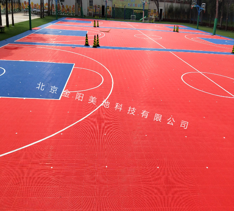 中關村小學拼裝地板案例